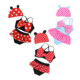 Children's swimsuit for small and medium-sized girls split one-piece 2-9 years old cute cartoon Korean style female swimsuit triangle comfortable and quick-drying