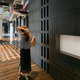 BIGYU double split mid -long long gauze skirt in summer new temperament high waist, thin waist thin, wild straight skirt

