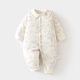 
Baby jumpsuits for girls, new autumn and winter quilted clothes for boys, pure cotton, thickened, warm, cotton-padded clothes