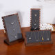Walnut widened necklace display stand beige pendant hanging board jewelry display board high-end jewelry display props
