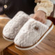 Buy 1 Get 1 Free Cotton Slippers Women's Autumn and Winter 2025 New Plus Velvet Couple Home Indoor Pair of Wool Slippers Winter