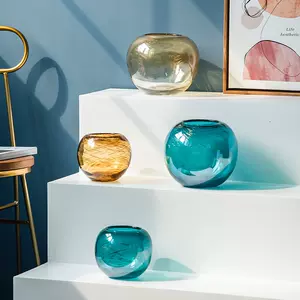 北欧家居创意圆形花瓶 新人首单立减十元 22年5月 淘宝海外