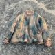 4386 Soft and waxy ramie printed loose cotton coat Traditional hand-sewn buttoned slant-breasted cotton coat
