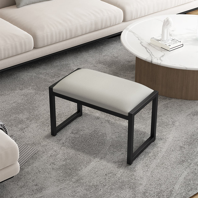 Simple modern stool living room home door changing shoe coffee table square stool sofa stool ...