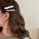 2 retro simple geometric acetic hair clips for women side broken hair bangs clips 2025 new small hairpin forehead
