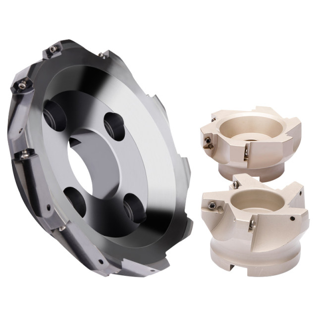 400R cutterhead set machining center CNC cutterhead/face milling cutterhead 90-degree clear-angle right-angle face milling cutter head 63