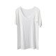 Modal pocket round neck short-sleeved T-shirt for women raglan sleeves design loose solid color dance training suit training suit T-shirt
