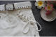 Denim short skirt for women in spring and autumn new fashionable high-waisted skirt with hips and small lace-up white short skirt for belt
