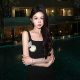 Muzi Li's Li 2025 French square collar sleeveless dress for women in summer black sexy contrasting color slinging suspender skirt