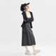 Tuoluzer Working Pocket Drawstring Skirt Women's Spring 2025 Quick-drying High Waist Mid-length Skirt Skirt
