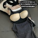 Super big breasts, Korean model, external chest expansion pad, slim and versatile base strap vest
