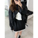 2025 summer new suit skirt slim short skirt women's spliced ​​design miniskirt sweet A-line skirt skirt