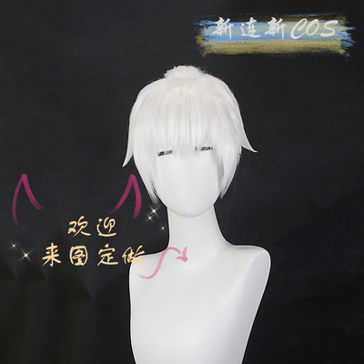 taobao agent Custom hair cover cosplay hair drawing drawing is customized as a white Neil disguise cos Nel anime fake hair