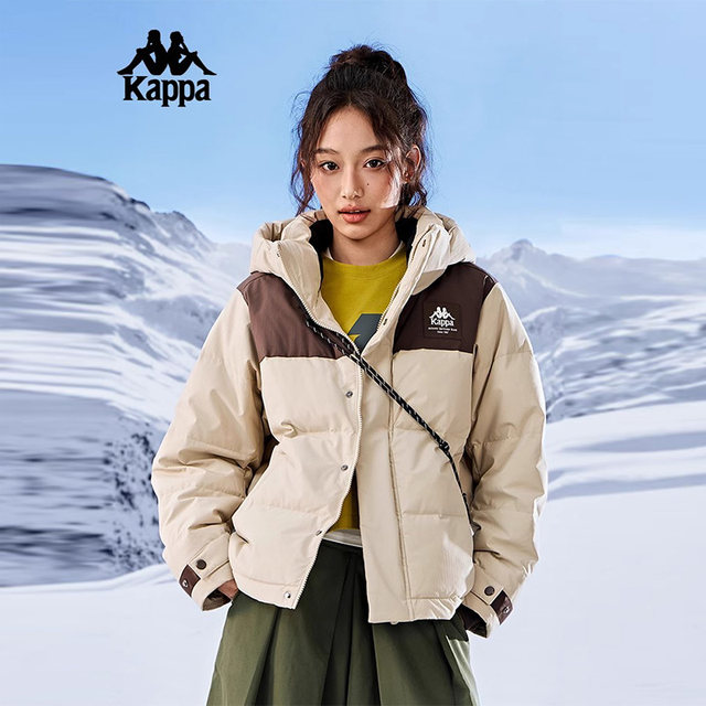 Kappa Kapa Women's City 2024 Winter New Sports Leisure Wind Wind Warm Hooded Hooding Plel K0E82YY70