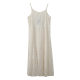 Vaee large size women's lace dress spring new fat mm vacation style lazy V-neck suspender skirt