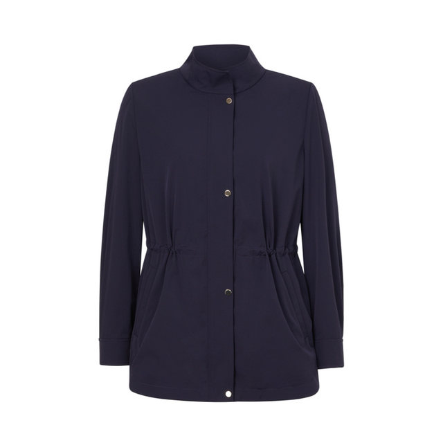 NAERSI/Naersi stand-up collar waist-closing windbreaker convenient casual jacket for women 2025 autumn