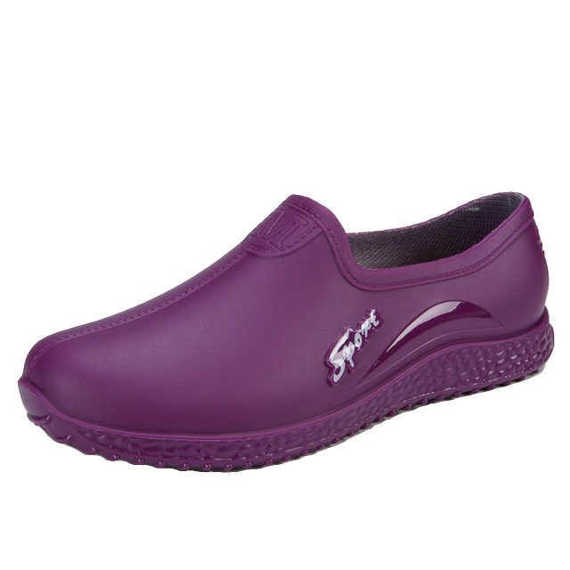 New rain boots for women's non-slip low-top water shoes fashionable rain boots for women's waterproof car washing work shoes for kitchen rubber shoes for women