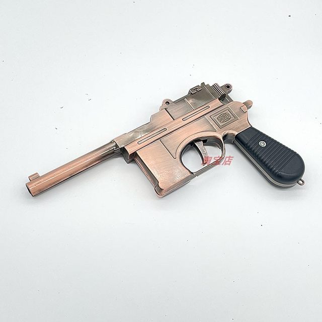 Classic Nostalgic Moset Gunfish Gun Red Army Box Gun Dragon pattern, small pistol children toys cannot be fired