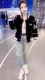New letters embroidery short top European products foreign style, fashionable and casual baseball jacket 2024 autumn