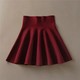 Winter skirt Children's winter bottom skirt Short high -waisted A -line puff skirt Various autumn and winter knitted umbrella skirt