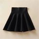 Winter skirt Children's winter bottom skirt Short high -waisted A -line puff skirt Various autumn and winter knitted umbrella skirt
