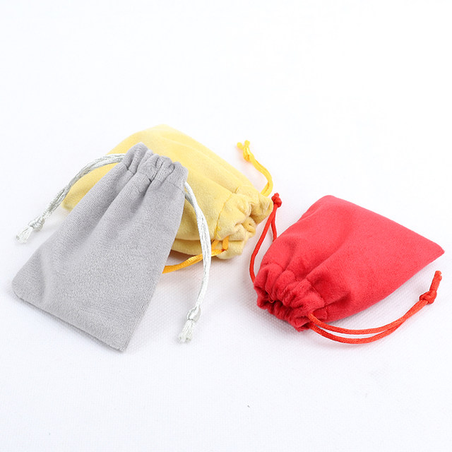 Velvet bag Velvet jewelry storage bag Drawstring bag Tight pocket Mini packaging Small bag Gift cloth bag