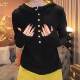 Australian velvet contrast-breasted hooded sweatshirt for women 2025 autumn and winter new simple and fashionable fashionable and versatile long-sleeved top trendy