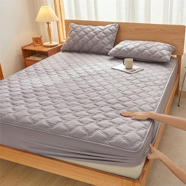 Class A pure cotton soybean cotton tucked cotton mattress all season universal mattress protection cover dustproof cover full-inclusive mattress cover
