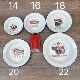Street stall hot pot enamel plate old-fashioned Maocai quotations snack bone plate restaurant barbecue beef brisket pot iron dish