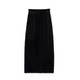 Gold velvet skirt black hip skirt long skirt 25 spring and autumn high waist slit retro mid-length one-step skirt
