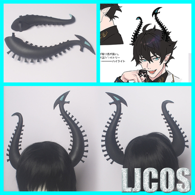 taobao agent [LJCOS] Rainbow Hololive virtual idol Vtuber Ren ZOTTO corner head jewelry COSPLAY