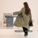 Beautiful Inn winter large size women's high-end wool cashmere mid-length double-sided wool coat