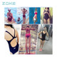 Zoke racing swimsuit women's sexy swimsuit competition professional training sports ladies large size swimsuit women
