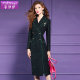 Fei Mengyi sequin suit dress for women in spring high-end thick tweed retro slim temperament professional skirt