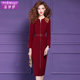 Philippine French Light luxury high -level sensor dress female autumn clothing foreign style retro commutious professional skirt