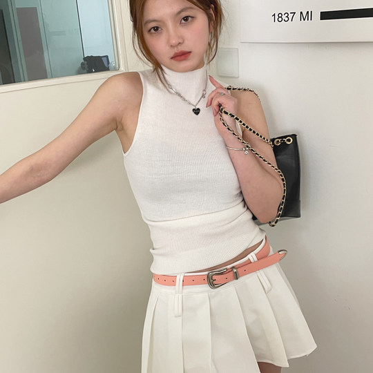 Belt For Women 2025 NUEVO MILENTE MILENTE MILENTE HOTTIE CINTO COREANO HIP-HOP Jeans Black Belt Versátil Tendencia casual