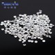 Round white synthetic cubic zirconia zircon loose stone Wuzhou artificial gemstone CZ micro-wax inlaid stone DIY broken diamond