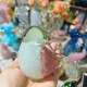 Creative small jewelry ornaments cute home desktop decoration bookshelves town paper glass glazed bird girl birthday gift