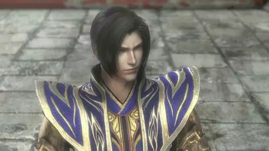 Cosplay 假毛cos 真三国无双六6 曹丕黑色定做假发