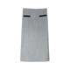 Jiarenyuan Skirt Women's 2024 Autumn New Fresh Retro High Waist Houndstooth Pencil Skirt Simple Temperament