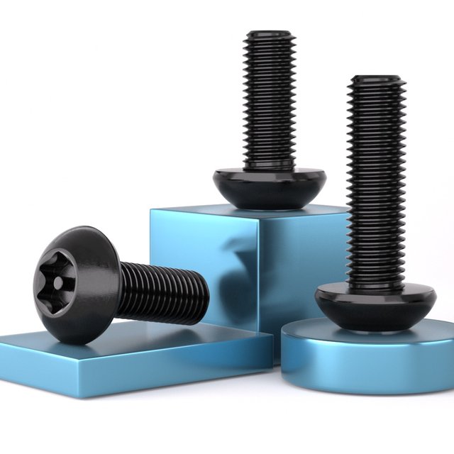 Black 304 stainless steel inner plum blossom anti-theft screw round head screw pan head with stud bolt m3M4M5M6M8M10