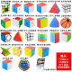 Holy Hand For beginner third -order Rubik's Cube Set full set of oblique mirror pyramid pyramid alien Five Magic Cube puzzle toys
