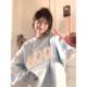 
B1489 (real price official pictures spot patch embroidery Hua cotton) patch floral embroidery round neck sweatshirt for women