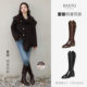 Best Wanderer winter mall new style plus velvet large tube V-mouth knight boots for women