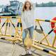 A02 Blade Black Low Low Large Fun Sleeve Women's Shirt 2025 Spring Sweet and Constellation Simple Jacket