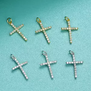 金色十字架吊坠diy 新人首单立减十元 22年9月 淘宝海外