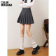 Mikibana college style basic versatile pleated skirt JK high waist short skirt commuter skirt pants skirt J41BK3039
