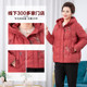 Yiyu middle-aged and elderly women's new winter down jacket age-reducing hooded mother's jacket small warm top