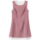 
Ximeng 2025 new summer Korean unique temperament skirt high-end small red plaid dress