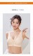 
Meihuaer A15 bra without steel rings, magnetic front buckle vest type integrated cup markless adjustment thin large-size underwear